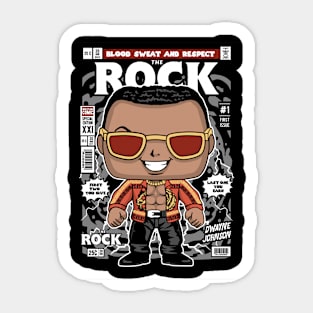 The Rock Pop Culture Sticker